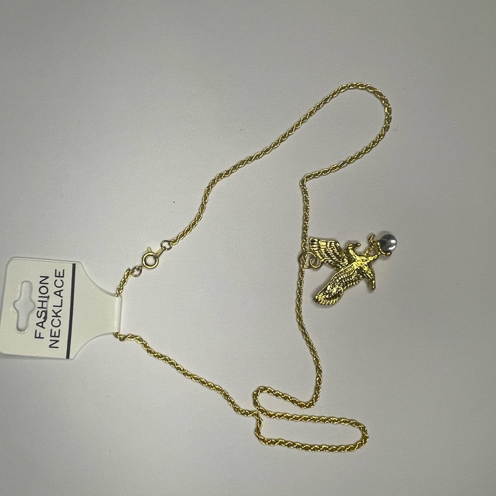 Gold eagle necklaces